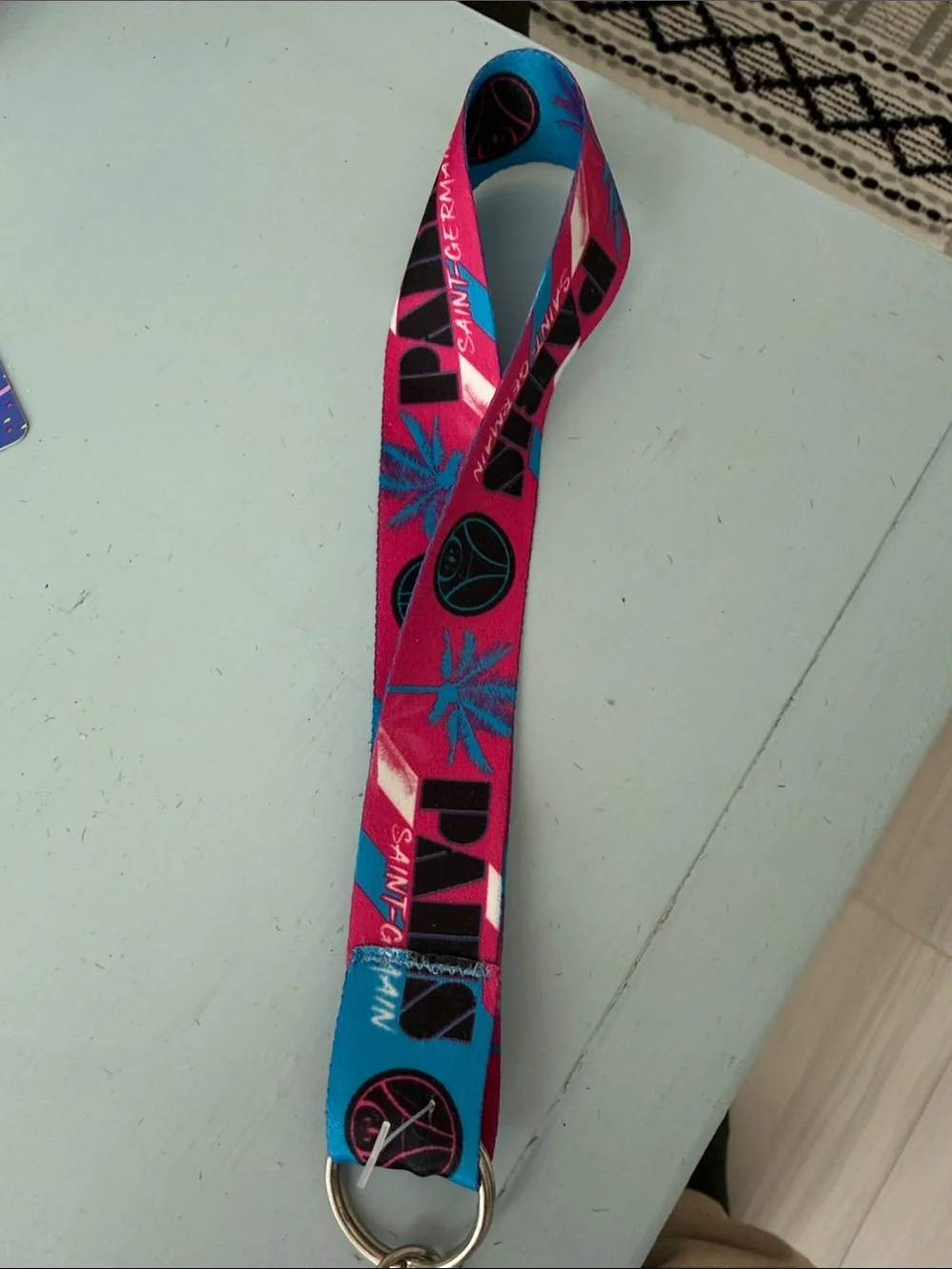 Saint Germain Miami Lanyard & 3 Intermiami FC keychain bundle